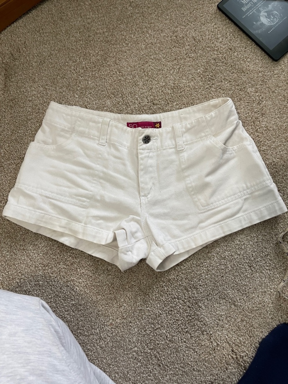 SO White Denim Jean Shorts